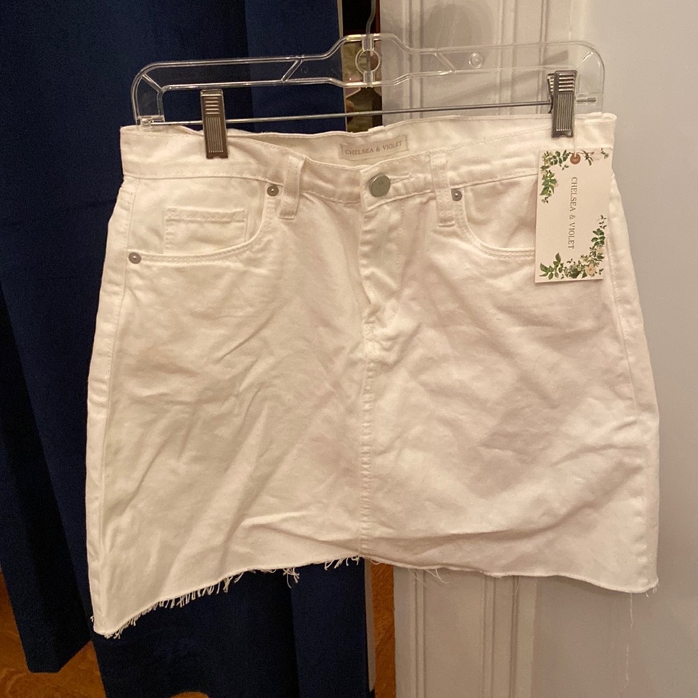 White skirt